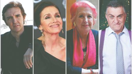 Ramoncín, Ana Belén, Rosa María Calaf y El Gran Wyoming