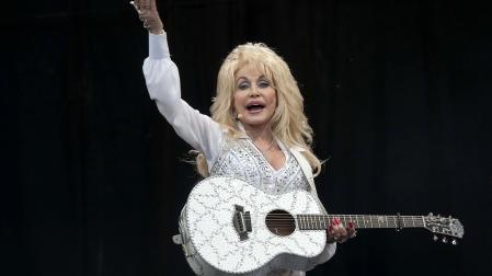 Dolly Parton, en un concierto en 2014