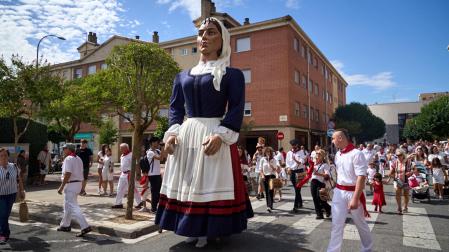 Fotos del cohete de fiestas de Zizur Mayor