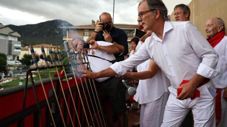 cohete de fiestas de Ayegui 2026.