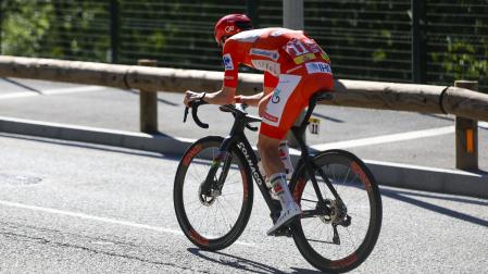 Tadej Pogacar durante la cuarta etapa de La Vuelta a España