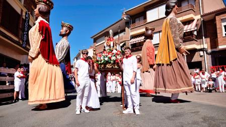 Fotos de la procesión de fiestas de Milagro
