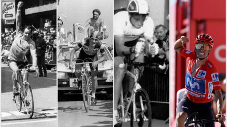 Arnaud, Arroyo e Induráin, primeros ganadores de etapa en Vuelta, Tour y Giro y Enric Mas, último ganador de etapa.