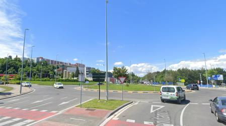 Rotonda de Oblatas en la avenida de Guipúzcoa