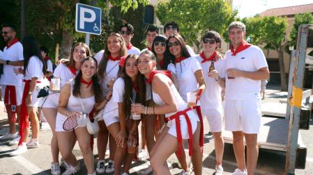 Fotos del cohete de fiestas de Fontellas 2026