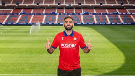 Romain Del Castillo conoció El Sadar este martes