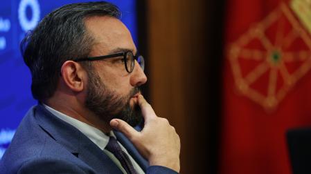 El vicepresidente del Gobierno de Navarra, Javier Remírez
