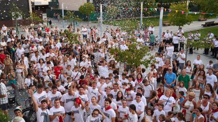 Cordovilla inició este viernes 4 de septiembre las fiestas patronales con el lanzamiento del cohete