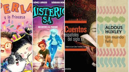 Portadas de libros recomendados por etapas