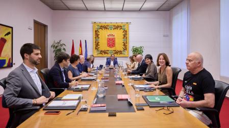Mesa y Junta de portavoces del Parlamento de Navarra este 7 de septiembre