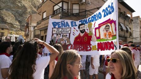 Azagra inició sus fiestas de 2026 con el lanzamiento del cohete este lunes, 7 de septiembre