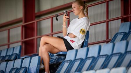 Matilda Larsson, el pasado lunes en Tajonar