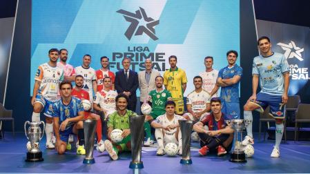 Los 17 representantes de los equipos que conformarán la Liga Prime Futsal.