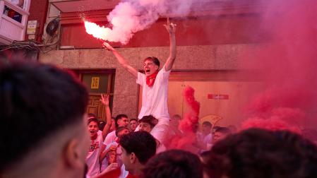 Fotos del cohete de fiestas de Sangüesa 2026