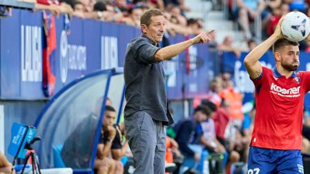 Ramis da indicaciones en el Osasuna-Espanyol