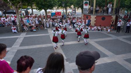 Numeroso público en el festival de danzas de la Merindad este sábado en Sangüesa