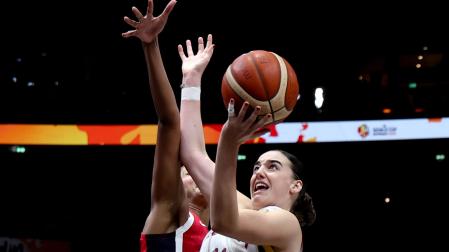 Iyana Martin, en un momento del partido