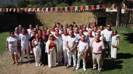 Alcaldes y concejales de la comarca de Sangüesa y Saint-Palais, junto a otros representantes