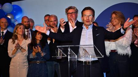 El primer ministro conservador sueco, Ulf Kristersson