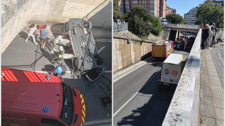 El accidente se ha producido en la calle Abejeras