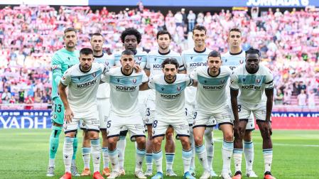 Alineación de Osasuna en el Metropolitano