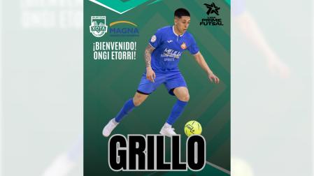 El ala zurdo argentino Franco Grillo, de 26 años, nuevo refuerzo del Xota