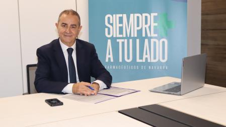 Alberto Mantilla, Presidente del Colegio de Farmacéuticos de Navarra