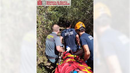 La herida ha sido trasladada al Hospital de Bayona