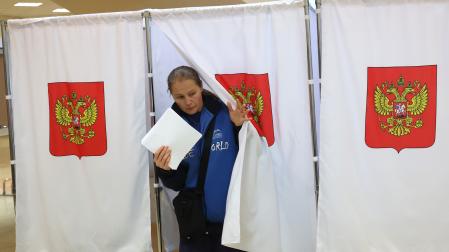 Jornada electoral en Rusia