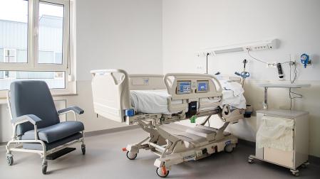 Interior de una de las habitaciones recientemente climatizadas en el pabellón N-3