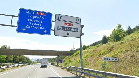 Acceso a Landaben en la NA-30 que se cortará del 23 de septiembre al 15 de octubre por obras