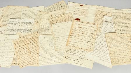 Parte de la colección de documentos del vicealmirante Horacio Nelson (1758-1805), que subastará Sotheby's