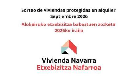 Sorteo de viviendas protegidas en alquiler