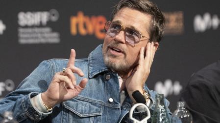 Brad Pitt, este miércoles en el Festival de Cine de San Sebastián