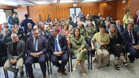 Asistentes al acto de apertura del Año Judicial celebrado este lunes en el Palacio de Justicia