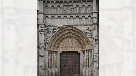 Portada de la iglesia de Santa María la Real de Sangüesa