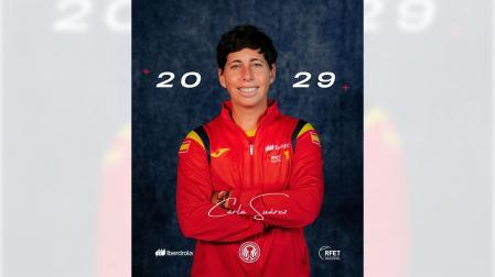 Carla Suárez, seleccionadora femenina de tenis
