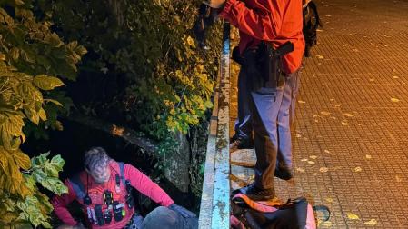 Imagen tomada durante la detención del investigado