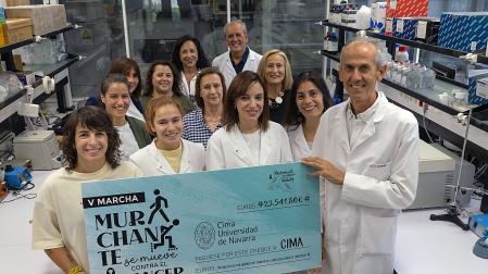 'Murchante se mueve contra el cáncer' Cima Universidad de Navarra