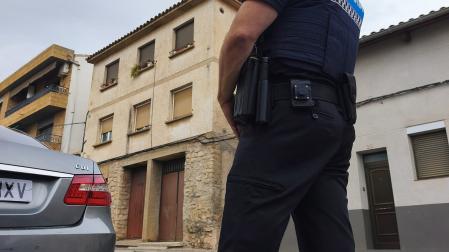 Imagen de un agente de la Policía Local de Tudela