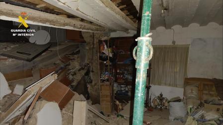 El derrumbe ha provocado que 50 personas quedaran atrapadas