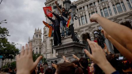 Manifestación convocada por el Sindicato de Inquilinas en Madrid