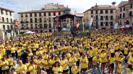 Fotos de la IX Marcha Contra el Cáncer de la Ribera celebrada en Tudela