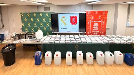 En la Operación Malandrona-Nautilus se han intervenido más de 220 kilogramos de droga, entre ellos 192 kilos de speed, además de cocaína, MDMA, hachís, ketamina y otras sustancias