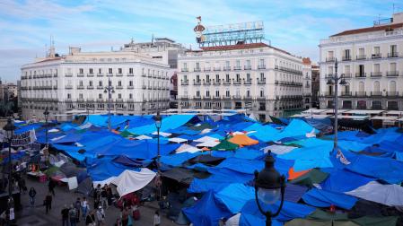 Acampada de la Puerta del Sol
