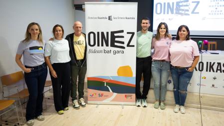 Participantes en la presentación del programa del Nafarroa Oinez 2026