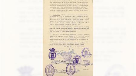 Oficio del alcalde de Tudela y otros 22 municipios riberos. 1973