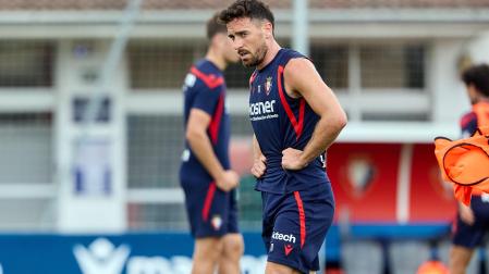 Foto del entrenamiento de Osasuna de este 6 de octubre