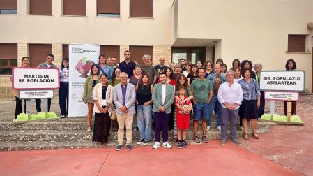 El Gobierno de Navarra reivindica con una jornada en Aibar la importancia de las escuelas rurales para el futuro de los pueblos de Navarra