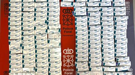 Cajas de Ozempic intervenidas por la Policía Foral